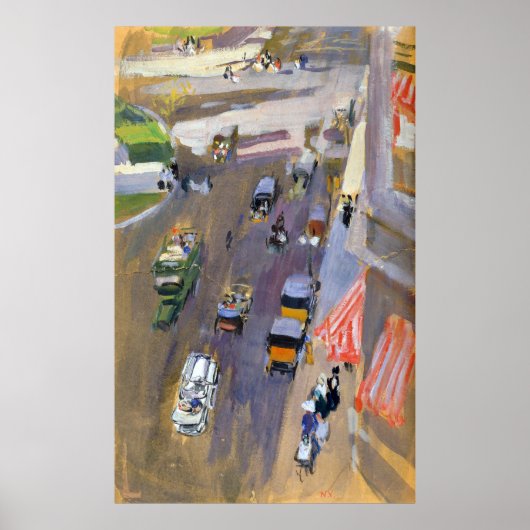 Joaquín Sorolla y Bastida Fifth Avenue, New York Poster (Voorkant)