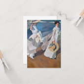 Joaquin Sorolla Y Bastida - Het Zee wandelen Kaart (Voorkant / Achterkant in situ)