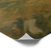 Joaquín Sorolla y Bastida loopt op het strand Poster (Hoek)