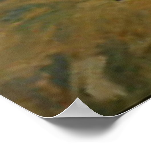 Joaquín Sorolla y Bastida loopt op het strand Poster (Hoek)