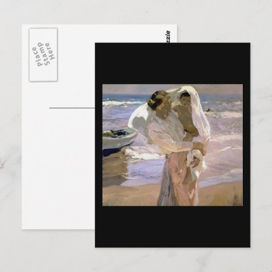 Joaquín Sorolla y Bastida na de dood Briefkaart (Voorkant / Achterkant)