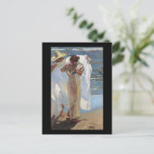 Joaquín Sorolla y Bastida na de dood Briefkaart (Staand voorkant)