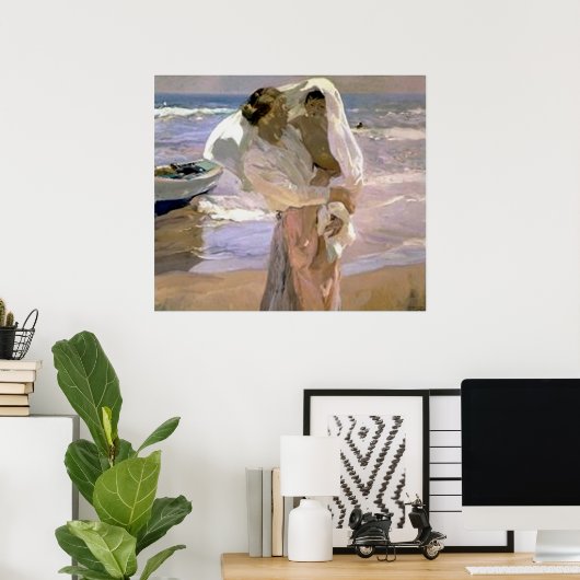 Joaquín Sorolla y Bastida na de dood Poster (Thuiskantoor)