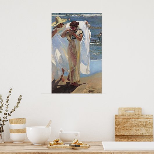 Joaquín Sorolla y Bastida na de dood Poster (Keuken)
