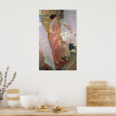 Joaquín Sorolla y Bastida na de dood Poster (Keuken)