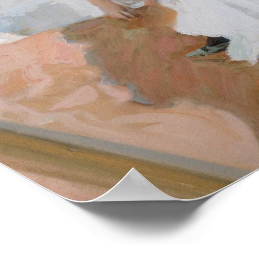 Joaquin Sorolla Y Bastida - onder de titel Awning Poster (Hoek)