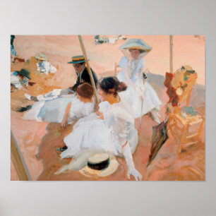 Joaquin Sorolla Y Bastida - onder de titel Awning Poster