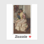 Joaquín Sorolla y Bastida-Pepilla en haar dochter Sticker (Vel)