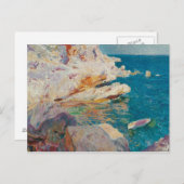 Joaquin Sorolla y Bastida - Rocks at Javea. Briefkaart (Voorkant / Achterkant)