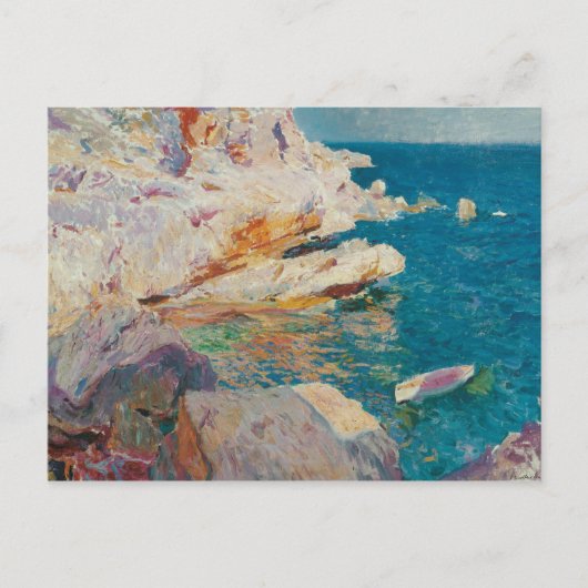 Joaquin Sorolla y Bastida - Rocks at Javea. Briefkaart (Voorkant)