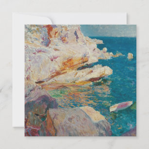 Joaquin Sorolla y Bastida - Rocks at Javea. Feestdagenkaart