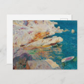 Joaquin Sorolla y Bastida - Rocks at Javea. Feestdagenkaart (Voorkant / Achterkant)