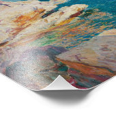 Joaquin Sorolla y Bastida - Rocks at Javea. Foto Afdruk (Hoek)