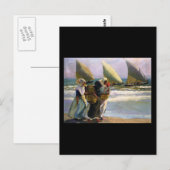 Joaquín Sorolla y Bastida Three Sails Briefkaart (Voorkant / Achterkant)