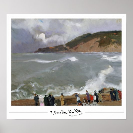 Joaquín Sorolla Zedign Art Poster #13 (Voorkant)