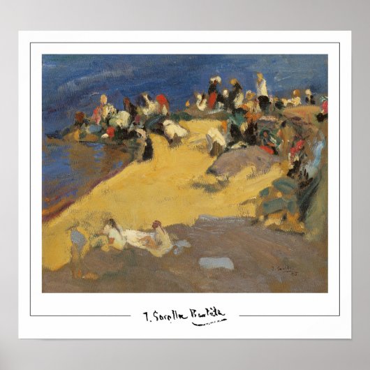 Joaquín Sorolla Zedign Art Poster #2 (Voorkant)