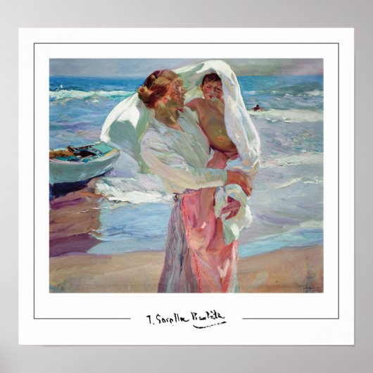 Joaquín Sorolla Zedign Art Poster #21 (Voorkant)