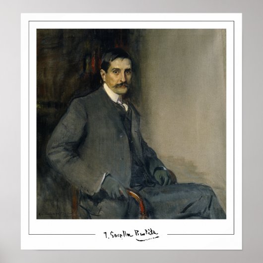 Joaquín Sorolla Zedign Art Poster #24 (Voorkant)