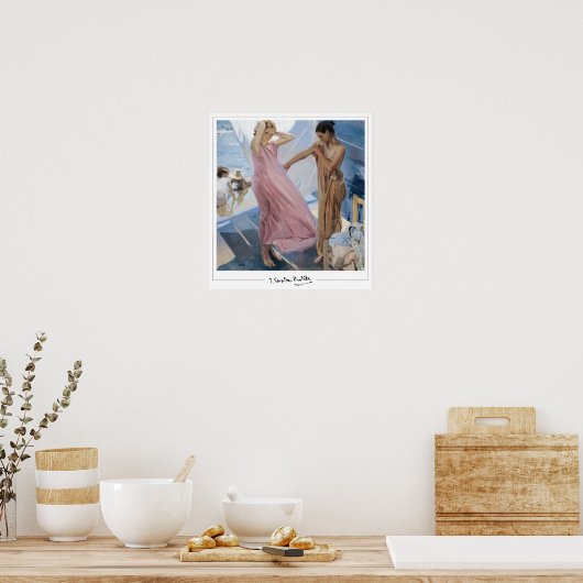Joaquín Sorolla Zedign Art Poster #27 (Keuken)