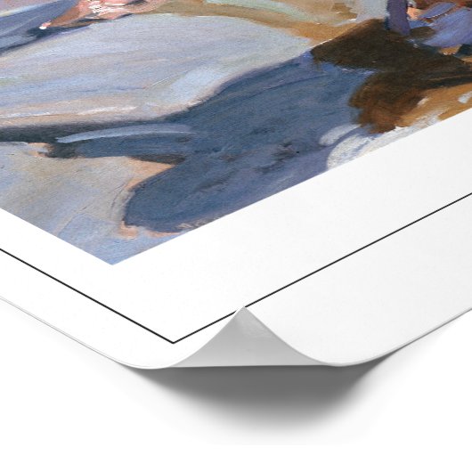 Joaquín Sorolla Zedign Art Poster #28 (Hoek)