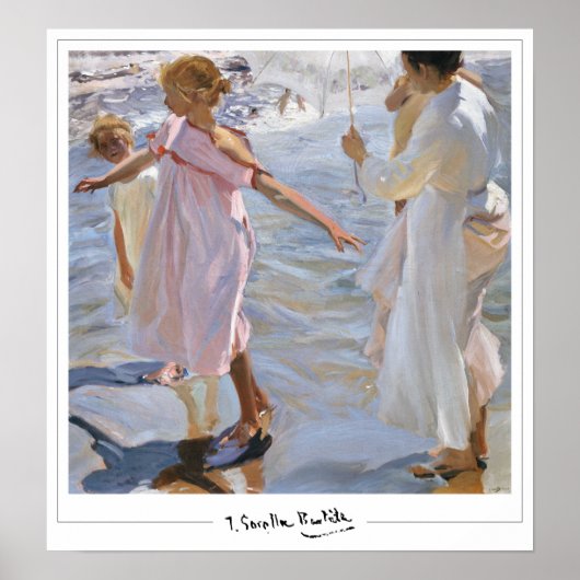 Joaquín Sorolla Zedign Art Poster #28 (Voorkant)