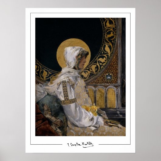 Joaquín Sorolla Zedign Art Poster #30 (Voorkant)