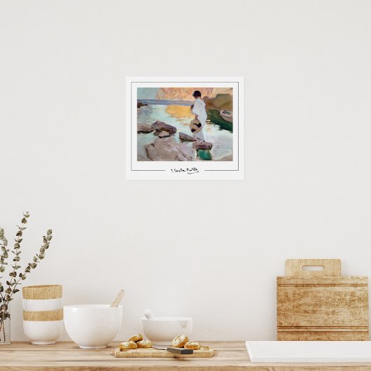 Joaquín Sorolla Zedign Art Poster #364 (Keuken)