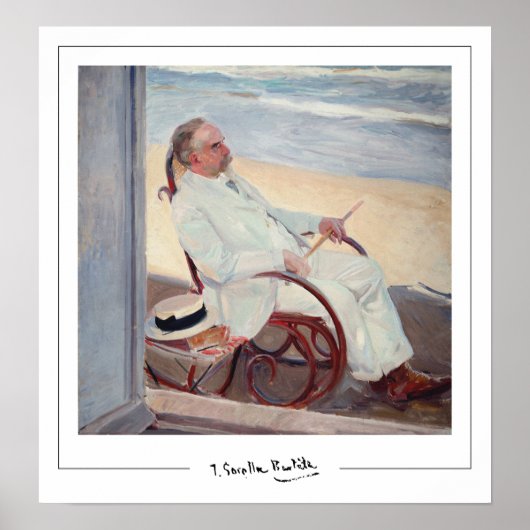 Joaquín Sorolla Zedign Art Poster #375 (Voorkant)