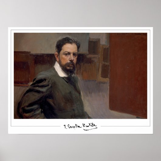 Joaquín Sorolla Zedign Art Poster #493 (Voorkant)