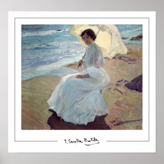 Joaquín Sorolla Zedign Art Poster #51 (Voorkant)