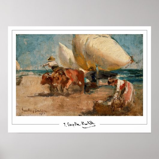 Joaquín Sorolla Zedign Kunstposter #26 Poster (Voorkant)