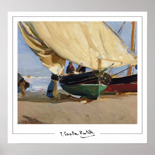 Joaquín Sorolla Zedign Kunstposter #338 Poster (Voorkant)