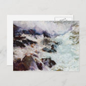 Joaquín Sorolla - Zee en rotsen - Jávea Briefkaart (Voorkant / Achterkant)