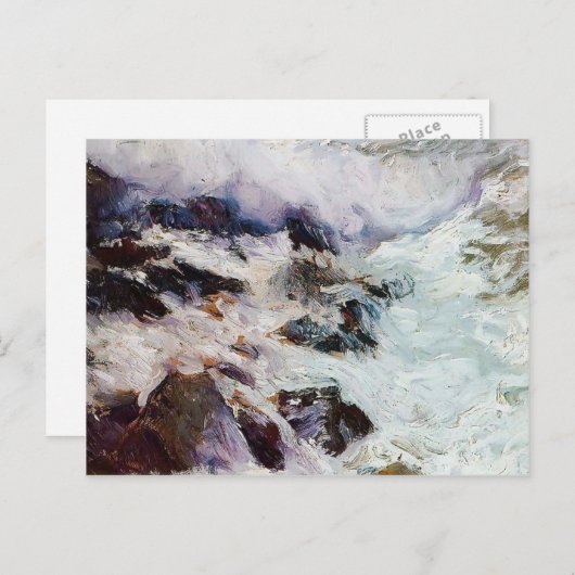 Joaquín Sorolla - Zee en rotsen - Jávea Briefkaart (Voorkant / Achterkant)