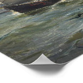 Joaquin Sorolla - Zeilboten in het Zee Poster (Hoek)