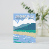 Joaquina Beach Brazilië Reizen Kunst Vintage Briefkaart (Staand voorkant)