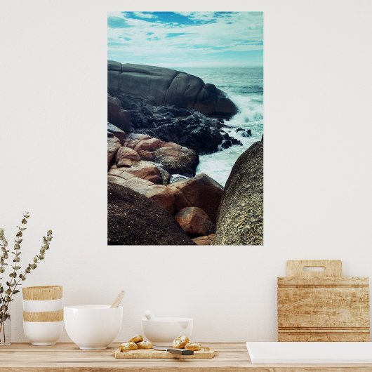 Joaquina - pedras poster (Keuken)