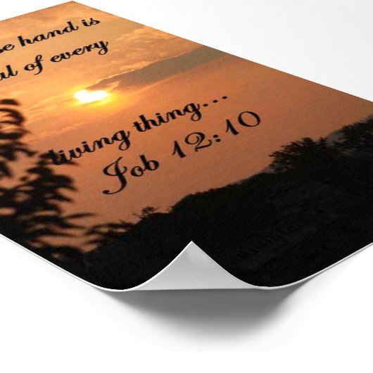 JOB 12:10 POSTER (Hoek)