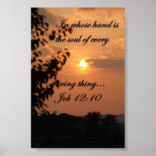 JOB 12:10 POSTER