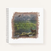 JOB 12:7 - Journal Notitieboek (Voorkant)