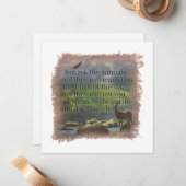 JOB 12:7 - Personalized Notecard Notitiekaartje (Voorkant / Achterkant in situ)