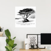 JOB 14:7 Poster (Thuiskantoor)