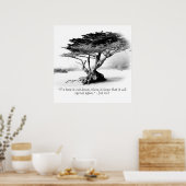 JOB 14:7 Poster (Keuken)