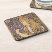 Job (1896) door Alphonse Mucha Bier Onderzetter (Linkerzijde)