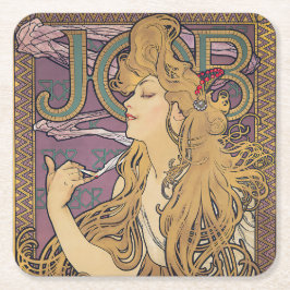Job (1896) door Alphonse Mucha Kartonnen Onderzetters