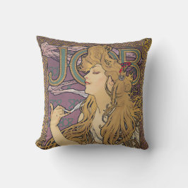 Job (1896) door Alphonse Mucha Kussen