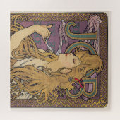 Job (1896) door Alphonse Mucha Legpuzzel (Horizontaal)