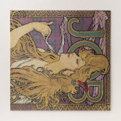 Job (1896) door Alphonse Mucha Legpuzzel (Horizontaal)