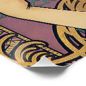 Job (1896) door Alphonse Mucha Perfect Poster (Hoek)