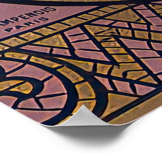 Job (1896) door Alphonse Mucha Poster (Hoek)